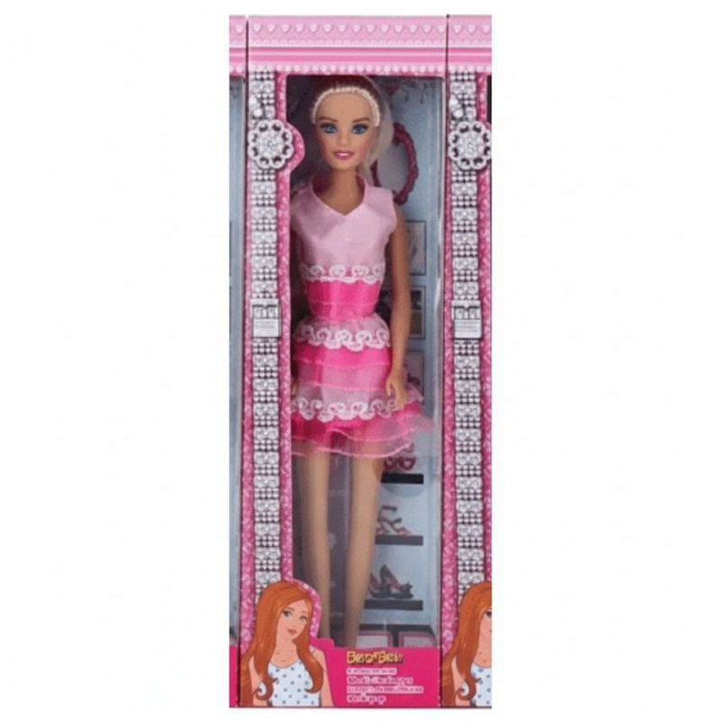 

Кукла BIGGA 29см в платье в ассортименте 1 шт