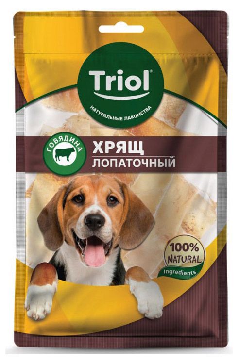 

Лакомство для собак Triol хрящ лопаточный говяжий 50 г