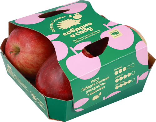 

Яблоки Собрано в саду Либерти Органик 4 шт. 600 г