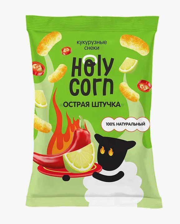 

Снеки Holy Corn кукурузные Чили-лайм 30 г