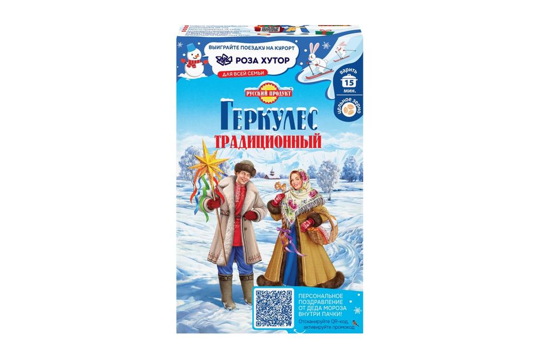 

Хлопья овсяные Русский продукт Геркулес Традиционный 500 г