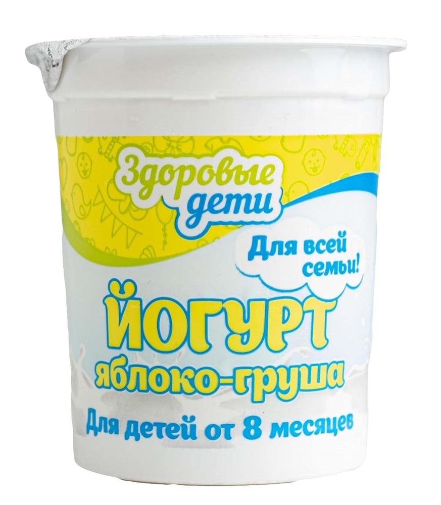 

Йогурт Здоровые дети яблоко-груша 3% 200 г