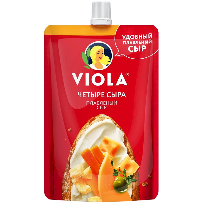 

Сыр плавленый Viola Четыре сыра 45% 180 г