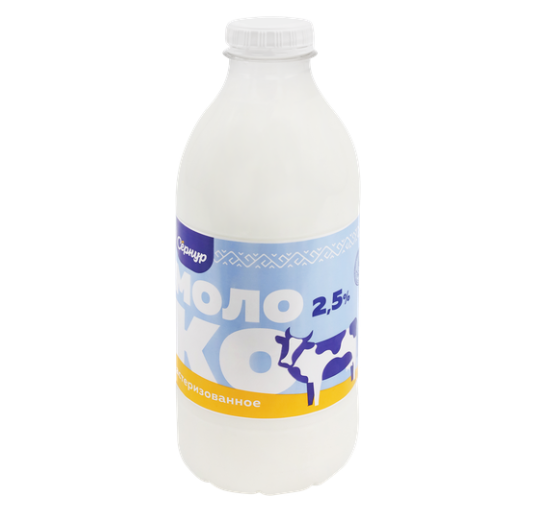 

Молоко Сернур пастеризованное 2.5% без змж 900 мл