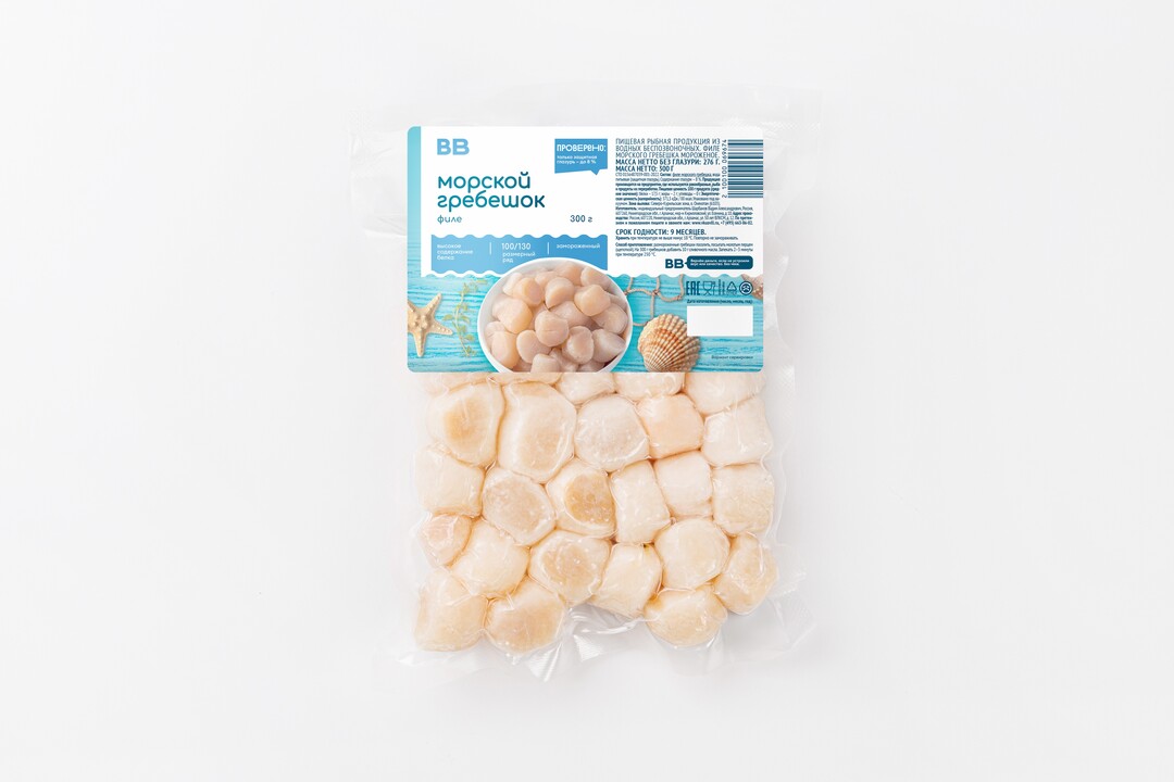 

Гребешок филе замороженное