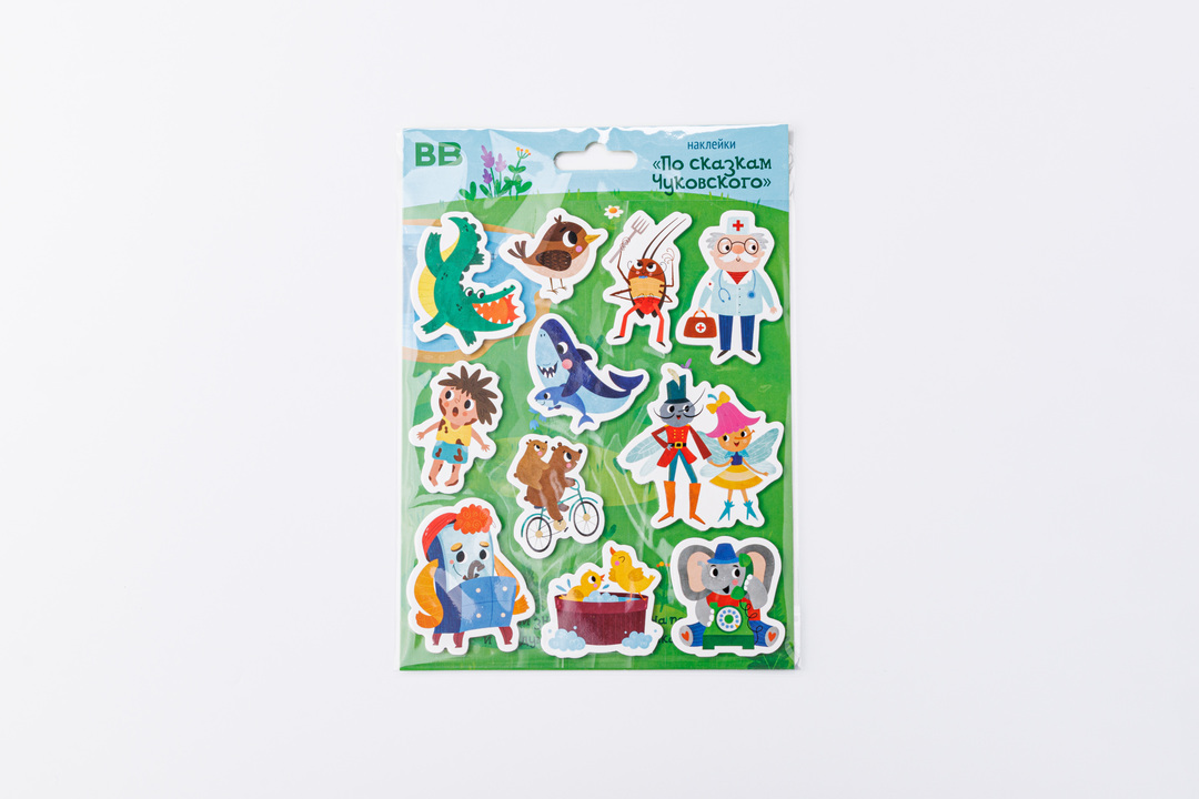 

Наклейки ВкусВилл По сказкам Чуковского