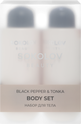 

Набор для тела SOKOLOV Black pepper&tonka 800 мл