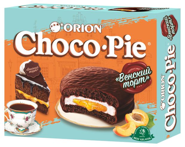 

Пирожное Orion Choco Pie Венский торт 360 г