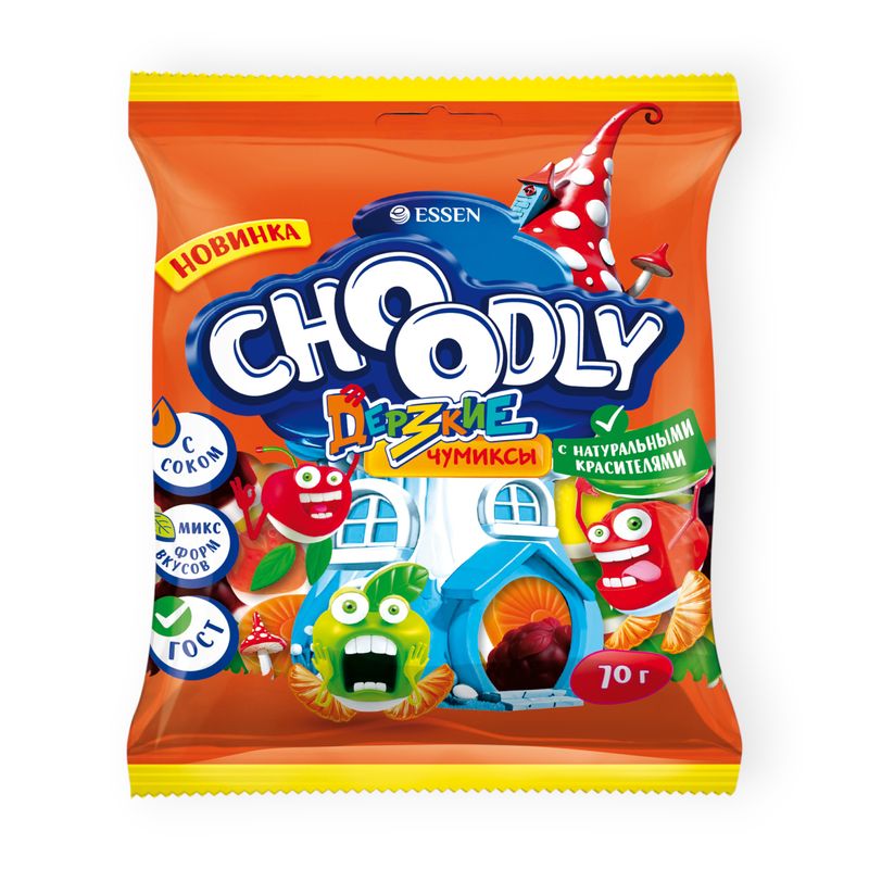 

Мармелад Choodly Дерзкие чумиксы 70 г