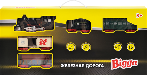 

Набор игровой Bigga Железная дорога со световыми и звуковыми эффектами