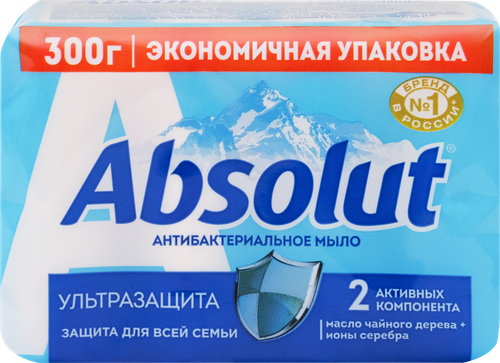 

Мыло Аbsolut Классика (Classic) антибактериальное ультразащита 4 шт. х 75 г