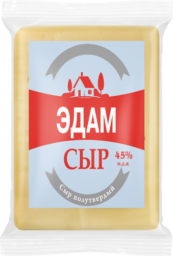 

Сыр полутвердый Эдам 45% 170 г