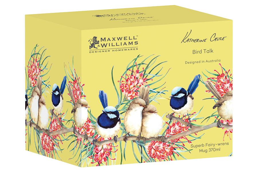 

Кружка фарфоровая Maxwell&Williams Вьюрок коллекция Птицы в подарочной упаковке 370 мл