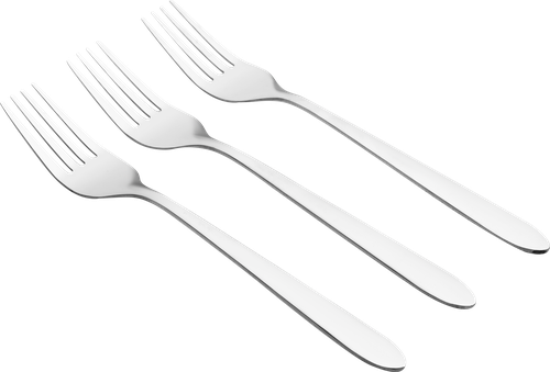 

Вилка столовая Homeclub Bacio, нержавеющая сталь, 3 шт