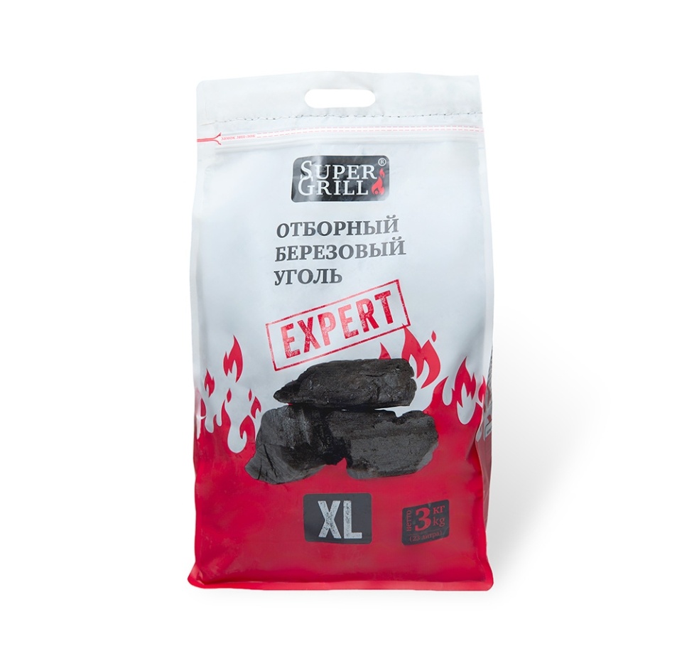

Уголь березовый SuperGrill 3 кг