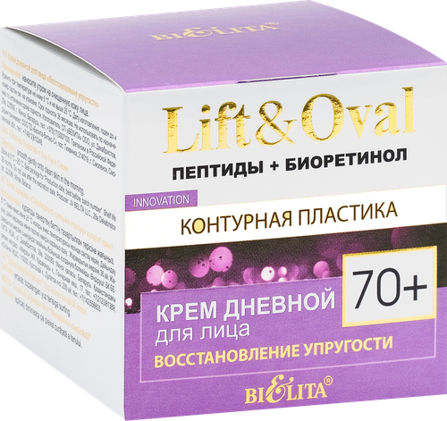 

Крем для лица Дневной Bielita Lift&Oval Восстановление упругости 70+, 50 мл
