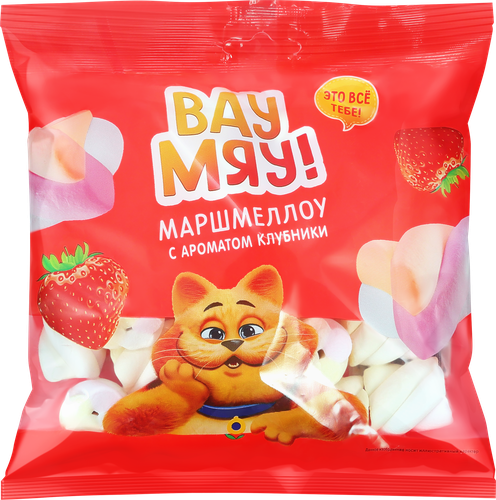 

Маршмеллоу Вау Мяу! клубника 90 г