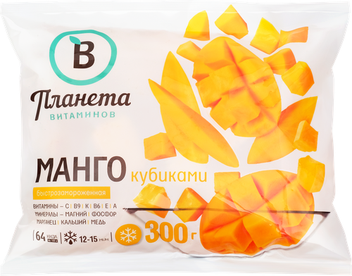 

Манго Планета Витаминов кубики 300 г