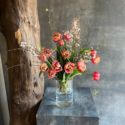 Букет с тюльпанами