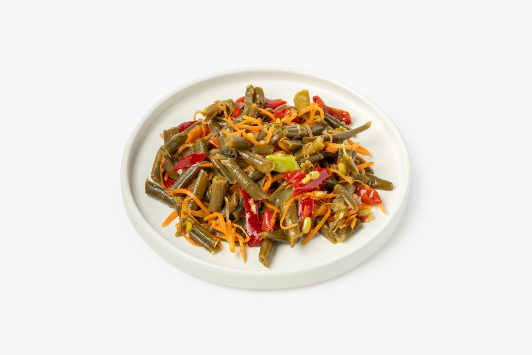 

Салат ВкусВилл из стручковой фасоли с болгарским перцем 180 г