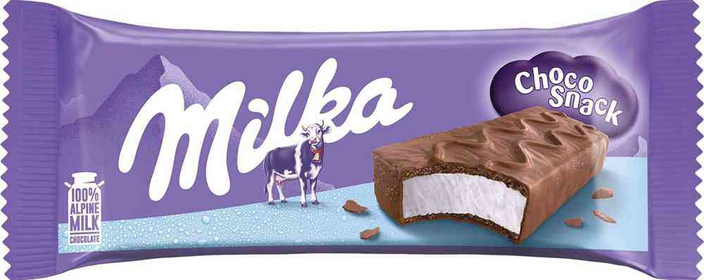 

Пирожное бисквитное Milka Шоколадный перекус с кремом и цельным молоком в молочном шоколаде 27 г