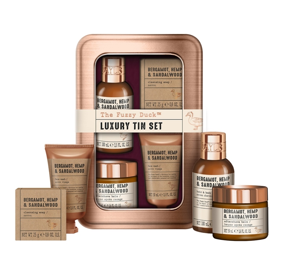 

Подарочный набор Baylis&Harding The Fuzzy Duck Bergamot Hemp & Sandalwood Luxury Tin Set 205 г