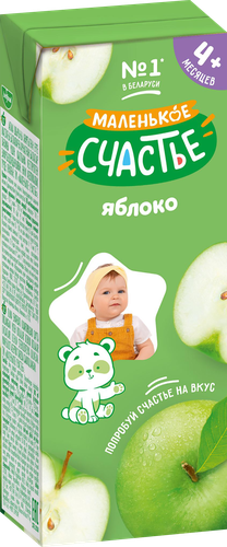 

Сок Маленькое счастье Яблочный 200 мл