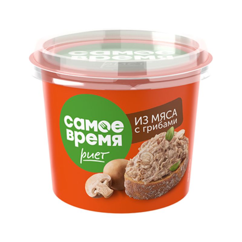 

Риет Самое время с грибами 150 г