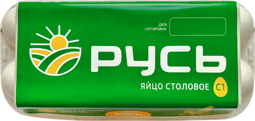 

Куриное яйцо Русь С1 10 шт. 600 г