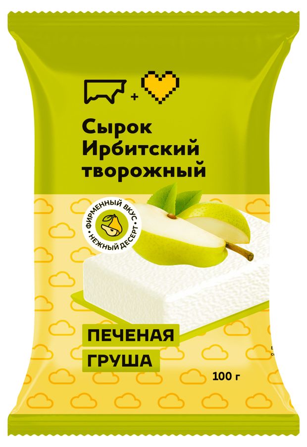 

Сырок творожный Ирбитский печеная груша 7% бзмж 100 г