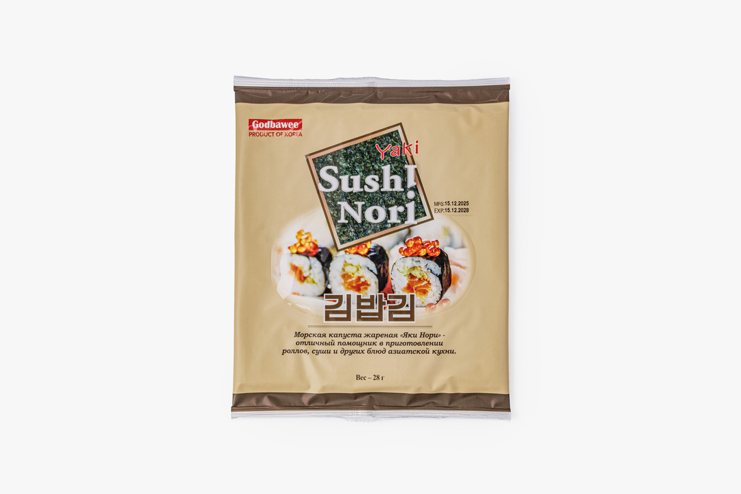 

Морская капуста Yaki жареная Яки Нори 28 г