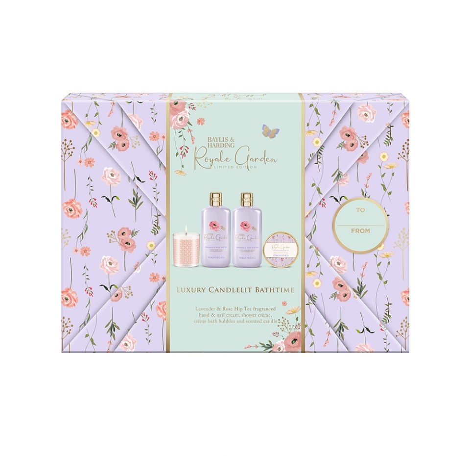

Подарочный набор Baylis&Harding Royale Garden Luxury Candlelit Bathtime Lavender & Rose Hip Tea 710 г