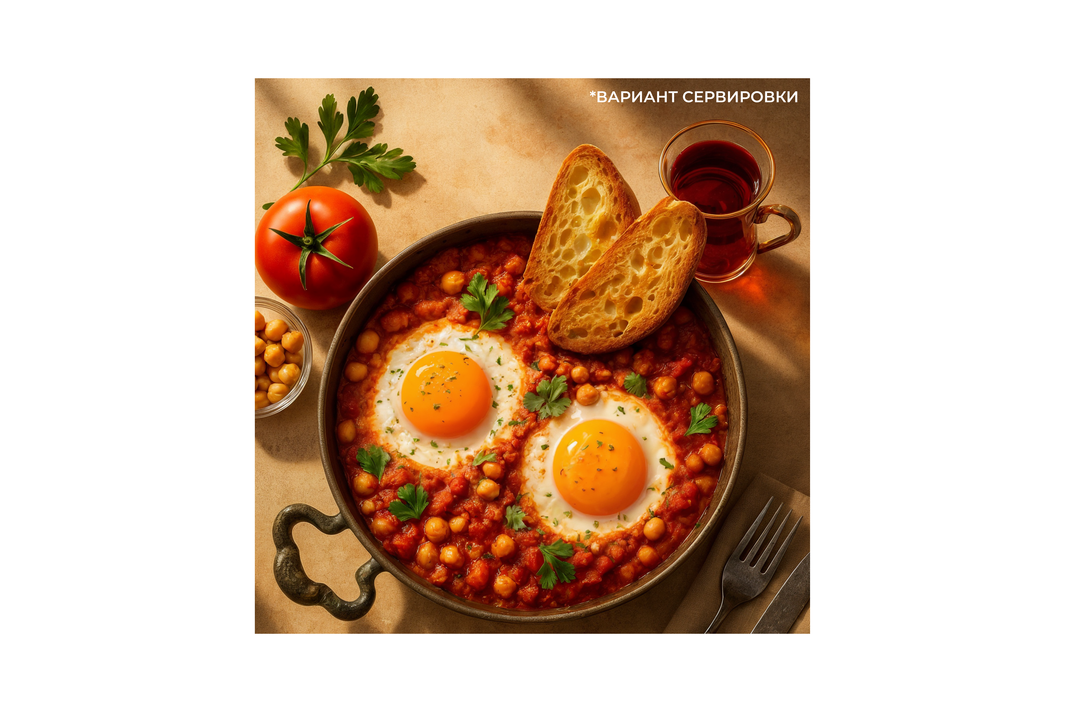 

Смесь овощная Бондюэль Шакшука по-турецки с нутом замороженная 200 г