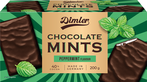 

Шоколад темный Dimler Chocolate Mints Мята 200 г