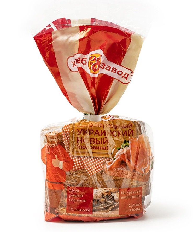 

Хлеб Хлебозавод №28 Украинский новый формовой в нарезке 340 г