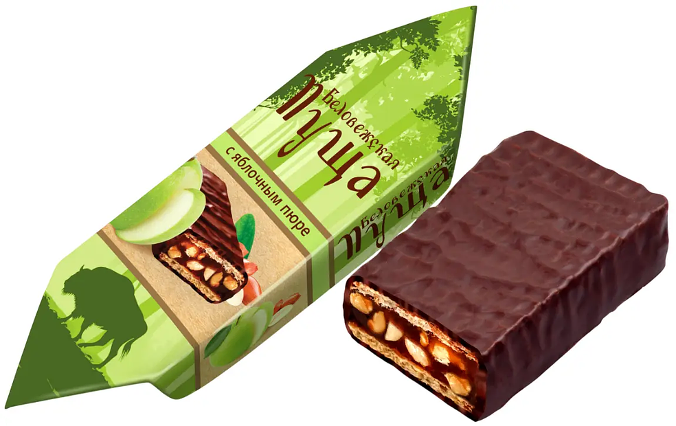 

Конфеты Коммунарка Беловежская пуща с яблочным пюре вес