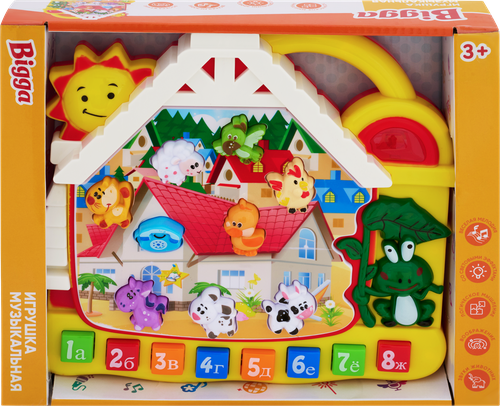 

Игрушка музыкальная Bigga со световыми и звуковыми эффектами арт. YJ080250108