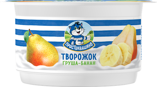 

Творожок Простоквашино Груша банан 3.6% 110 г
