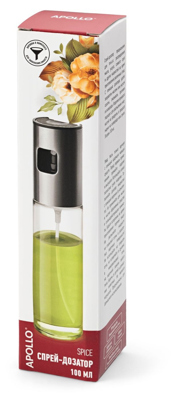 

Спрей-дозатор для масла Apollo Spice 100 мл
