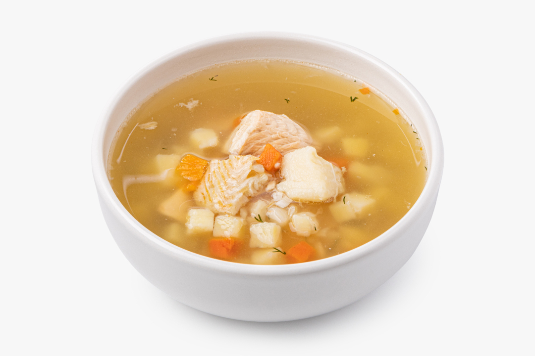 

Суп "Уха" с горбушей, судаком, палтусом, 270 г