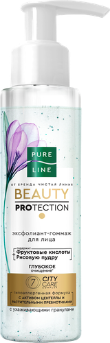 

Эксфолиант-гоммаж для лица Pure Line с фруктовыми кислотами 110 мл