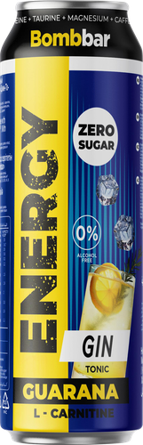 

Напиток BOMBBAR L-Карнитин Гуарана Джин-тоник, 0.45л