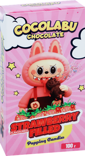 

Шоколад молочный Cocolabu фигурный клубника 100 г