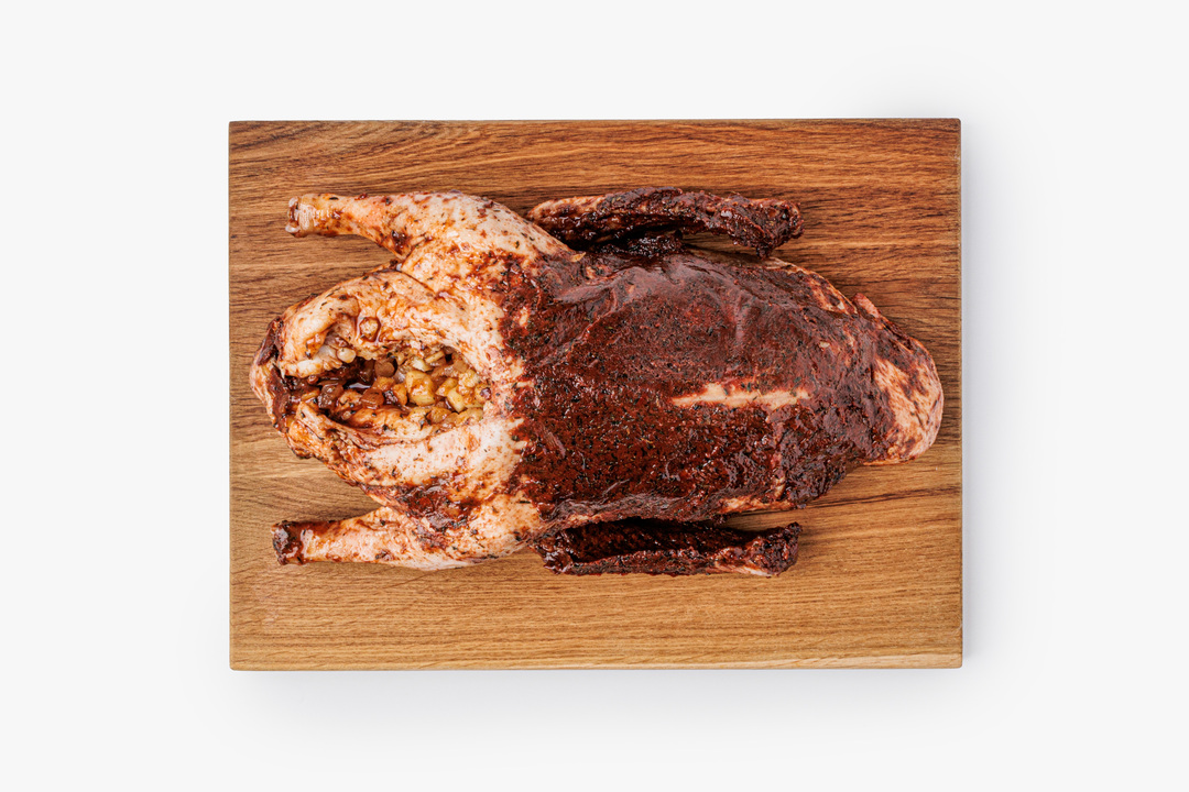 

Гусь ВкусВилл по-домашнему с яблоками вес