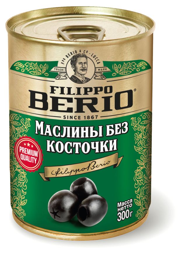 

Маслины Filippo Berio без косточки 300 г