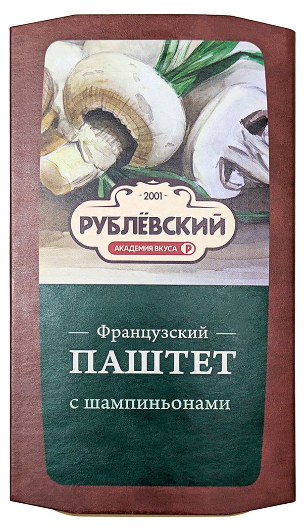 

Паштет Рублевский Французский с шампиньонами 175 г