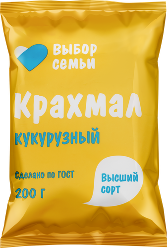 

Крахмал кукурузный Выбор семьи 200 г