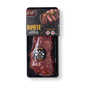 

Стейк Открытый огонь Мачете из говядины в маринаде Гриль 200 г