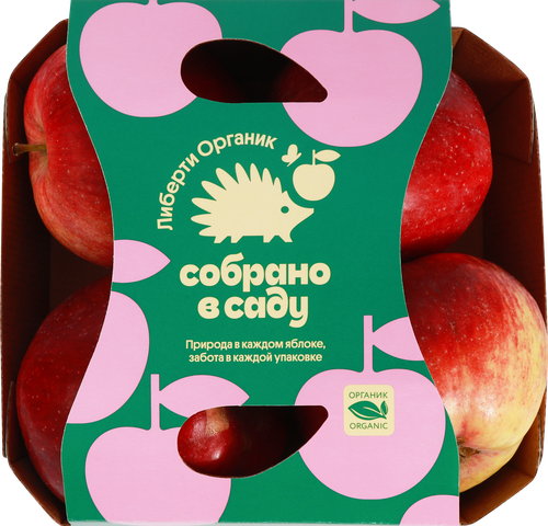 

Яблоки Собрано в саду Либерти Органик 4 шт. 600 г