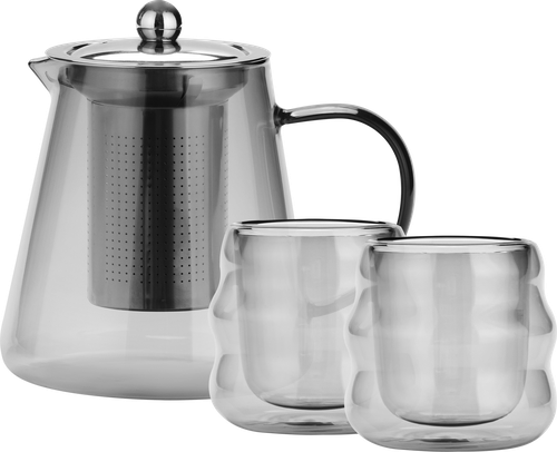 

Набор чайный Hopps Valencia 3 предмета: чайник 850 мл, 2 кружки 250 мл